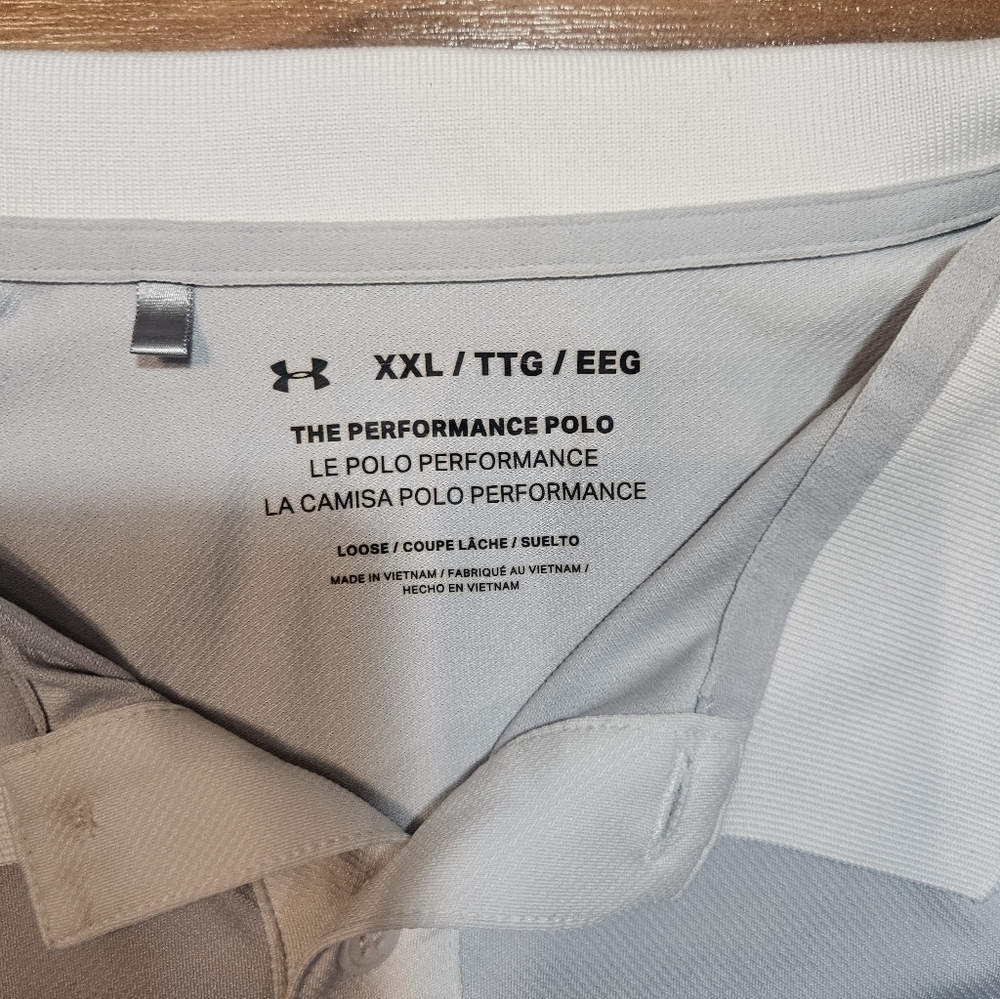Under Armour Performance Polo Shirt Men’s XXL - Picture 3 of 8
